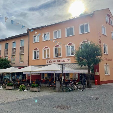 Cafe Am Donautor Hotel Kelheim Kültér fotó